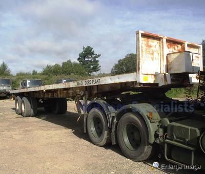 trailer flatbed 40ft mod sales military